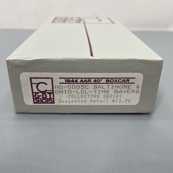 Vintage C&BT Shops HO Baltimore & Ohio 40’ Boxcar Train Car Time Saver 467255 - Picture 3 of 14